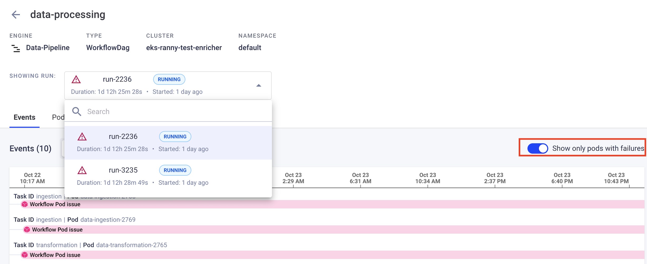 show only pod with issues for docs.png