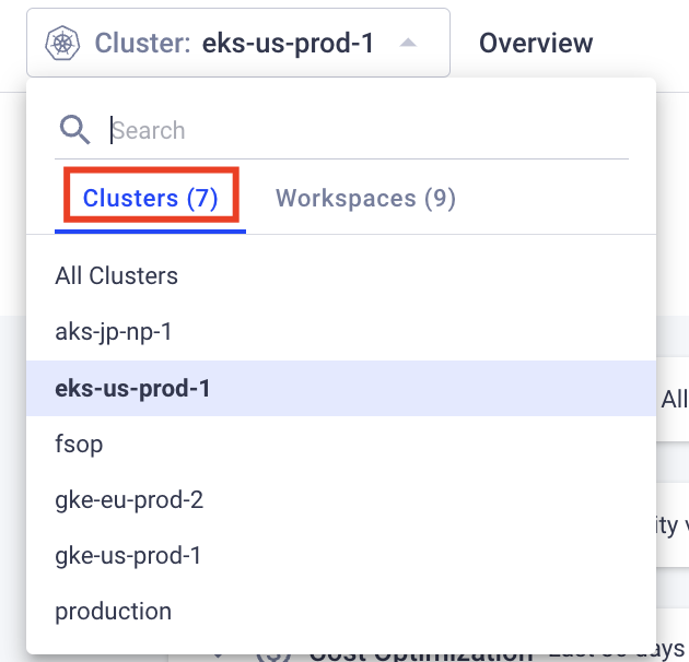 clusters ws switcher for docs.png